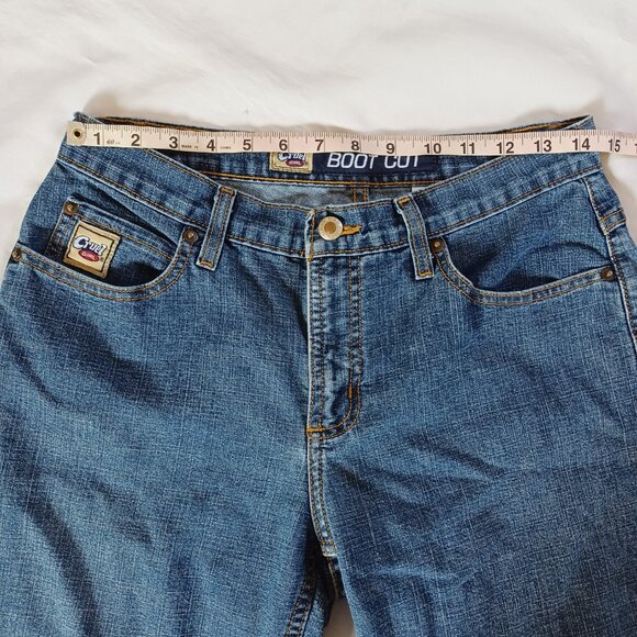 Cruel Girl Women's Jeans Bootcut Midrise Stretch Dark Wash Size 9 - Picture 8 of 10